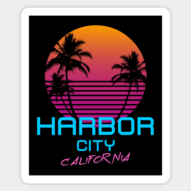 Harbor City California Sticker by OCSurfStyle
